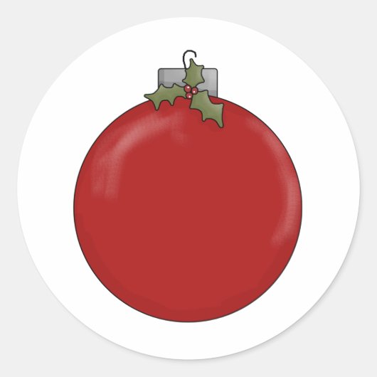 クリスマスエンジェル・バウブル ラウンドシール (正面)
