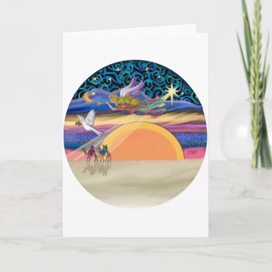 クリスマスエンジェル – ペットを追加 シーズンカード (正面)