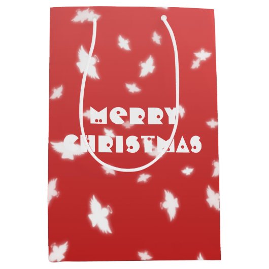 クリスマスエンジェル ミディアムペーパーバッグ (正面)
