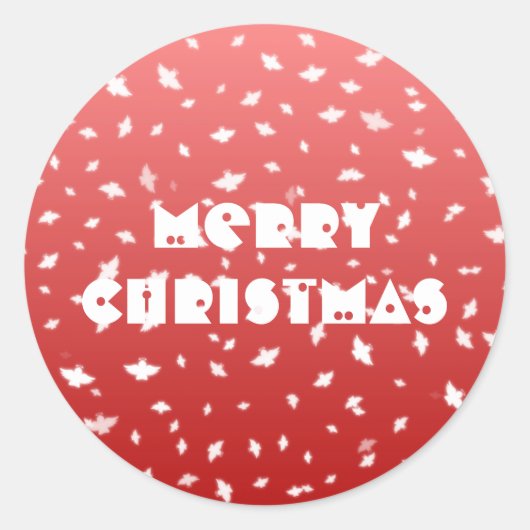 クリスマスエンジェル ラウンドシール (正面)
