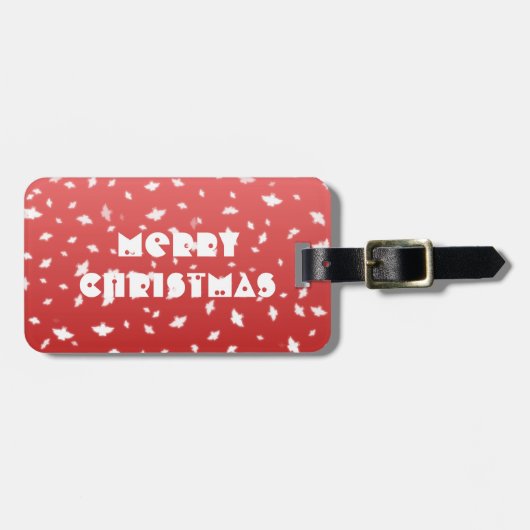 クリスマスエンジェル ラゲッジタグ (正面横)