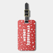 クリスマスエンジェル ラゲッジタグ (正面縦)
