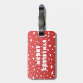 クリスマスエンジェル ラゲッジタグ (裏面縦)