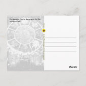 クリスマスエンジェル&〔占星術の〕十二宮図ホイール， NYC - ポストカード (裏面)