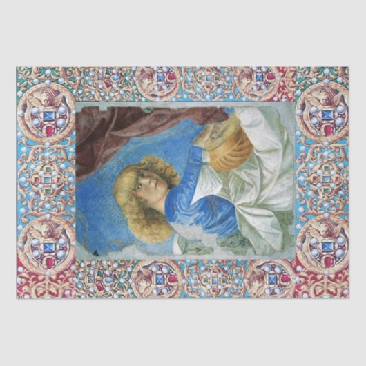 クリスマスエンジェル、宝石を作大切る音楽、宝石 薄葉紙 (正面)