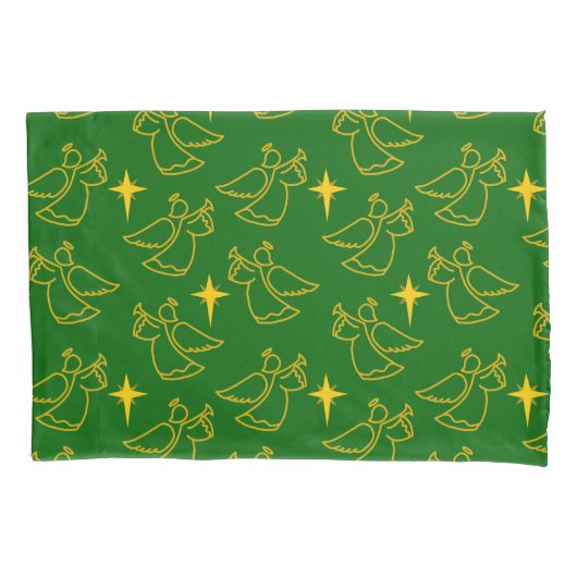 クリスマスエンジェル 枕カバー (正面)