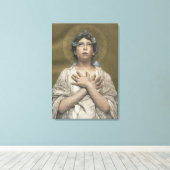 クリスマスエンジェル(by Erulo Eroli) キャンバスプリント (インサイチュ (ウッドフロア))