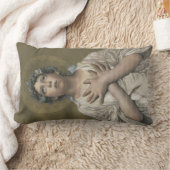 クリスマスエンジェル(by Erulo Eroli) ランバークッション (ブランケット)