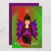 クリスマスエンジェルI 招待状 (正面/裏面)