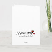 クリスマスエンゼルスグリーティングカード シーズンカード (裏面)