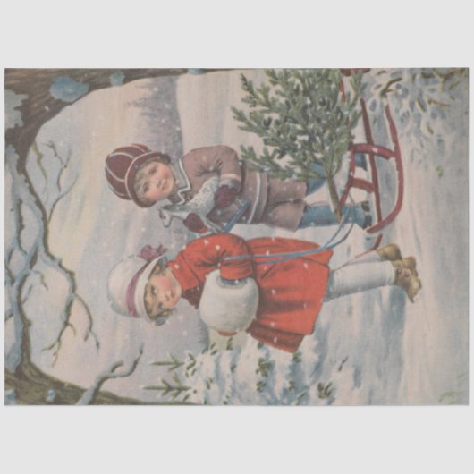 クリスマスエンフェラシリーズデザイン8 薄葉紙 (正面)