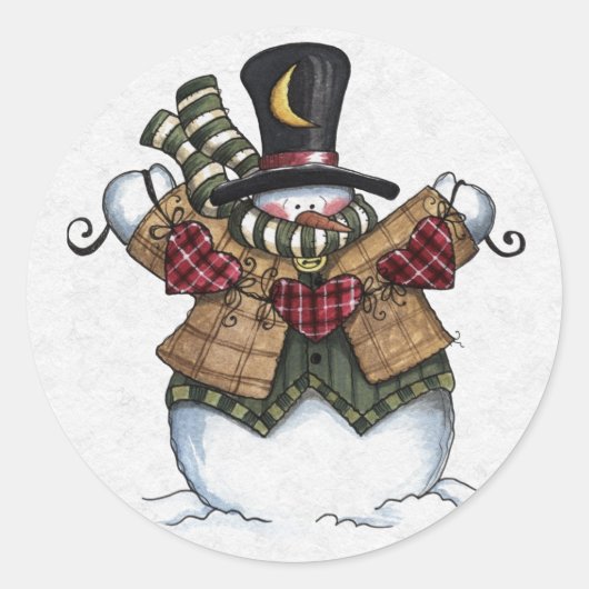 クリスマスエンベロープシーラー ラウンドシール (正面)