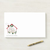 クリスマスオウルビーホームキュート ポストイット (デスク)