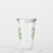 クリスマスオハイドーおもしろいファースト誕生日 アクリルタンブラー (右)