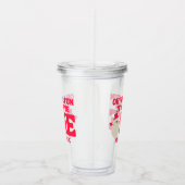 クリスマスオハイドーおもしろいファースト誕生日 アクリルタンブラー (右)