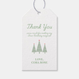 クリスマスオハイドーおもしろいファースト誕生日 ギフトタグ