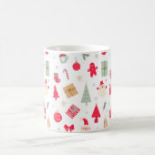 クリスマスオハイドーおもしろいファースト誕生日 コーヒーマグカップ (中央)