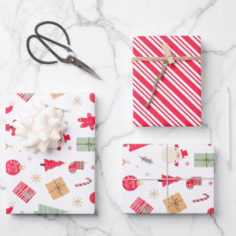 クリスマスオハイドーおもしろいファースト誕生日 ラッピングペーパーシート