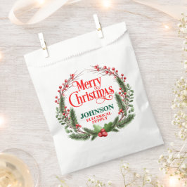 クリスマスオフィスパーティー クリスマスリース フェイバーバッグ
