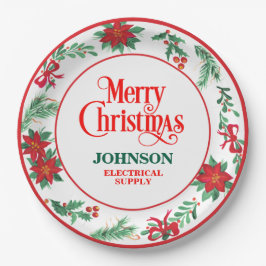 クリスマスオフィスパーティー ペーパープレート
