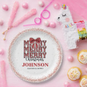 クリスマスオフィスパーティー ペーパープレート (パーティー)