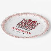 クリスマスオフィスパーティー ペーパープレート (アングル)