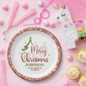 クリスマスオフィスパーティー ペーパープレート (パーティー)