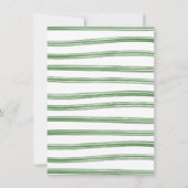 クリスマスオフィスレッドノーズホリデーパーティー 招待状 (裏面)