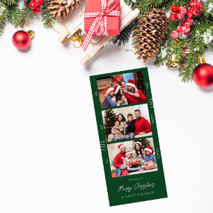 クリスマスオホリデー数々のフォトレトロフィルムストリップG