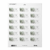 クリスマスオリーブブランチ住所 シール (フルシート)