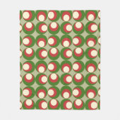 クリスマスオリーブ フリースブランケット (正面)