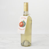 クリスマスオレンジオーナメント ボトルネックタグ (アングル)