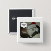 クリスマスオレンジタブビーキャットハマグボタン 缶バッジ (正面&裏面)