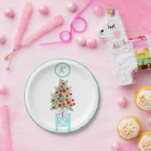 クリスマスオレンジツリートピアリーチノワセリー ペーパープレート (パーティー)