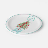 クリスマスオレンジツリートピアリーチノワセリー ペーパープレート (アングル)