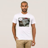 クリスマスオレンジ虎猫キティキャット Tシャツ (正面フル)