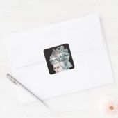 クリスマスオンザウィズマインドヴィンテージファッション スクエアシール (封筒)