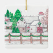 クリスマスオンザファームオーナメント セラミックオーナメント (裏面)