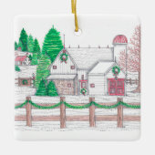 クリスマスオンザファームオーナメント セラミックオーナメント (正面)