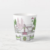 クリスマスオンザファームスモールラテマグカップ カフェラテマグ (正面)