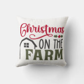 クリスマスオンザファームホームデコール クッション (裏面)