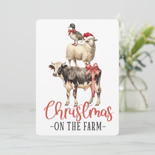 クリスマスオンザファーム、ファームハウスクリスマス シーズンカード (スタンド正面)