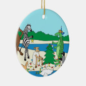 クリスマスオンビーチ セラミックオーナメント (右)