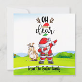 クリスマスオーサンタ親愛ー シーズンカード (正面)