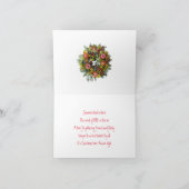 クリスマスオーシースタイルギフト カード (内部)