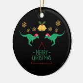 クリスマスオーストラリアカンガルー セラミックオーナメント (左)