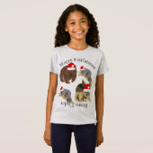 クリスマスオーストラリア産のベビー動物 Tシャツ (正面フル)