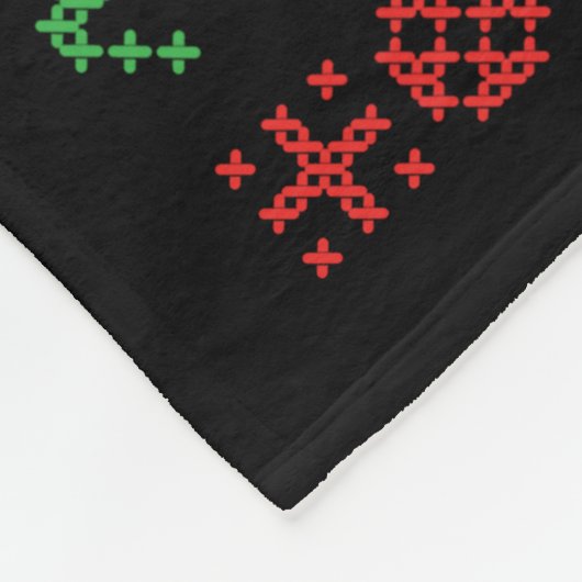 クリスマスオートバイモトクロスブラップダートバイク フリースブランケット (角)