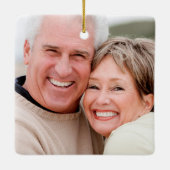 クリスマスオーナメントでの孫カスタム向け セラミックオーナメント (裏面)