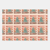 クリスマスオーナメントとキャンディセット3 ラッピングペーパーシート (正面2)